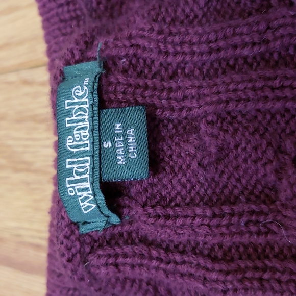 Wild Fable - Front Zip Collared Crop Sweater - Picture 2 of 4